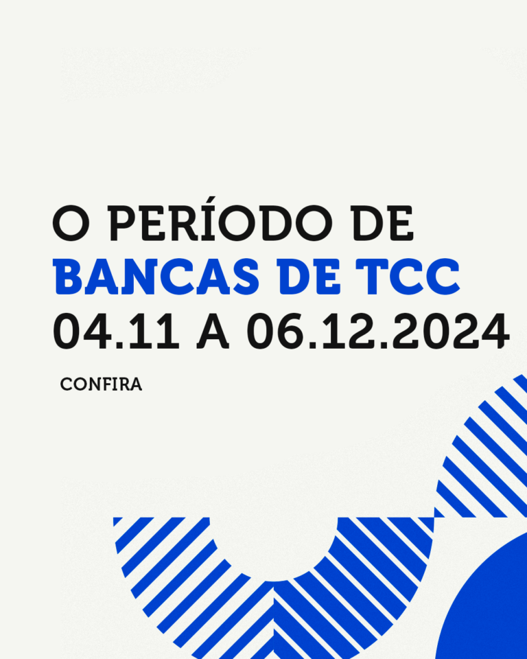 bancas de TCC de novembro e dezembro!