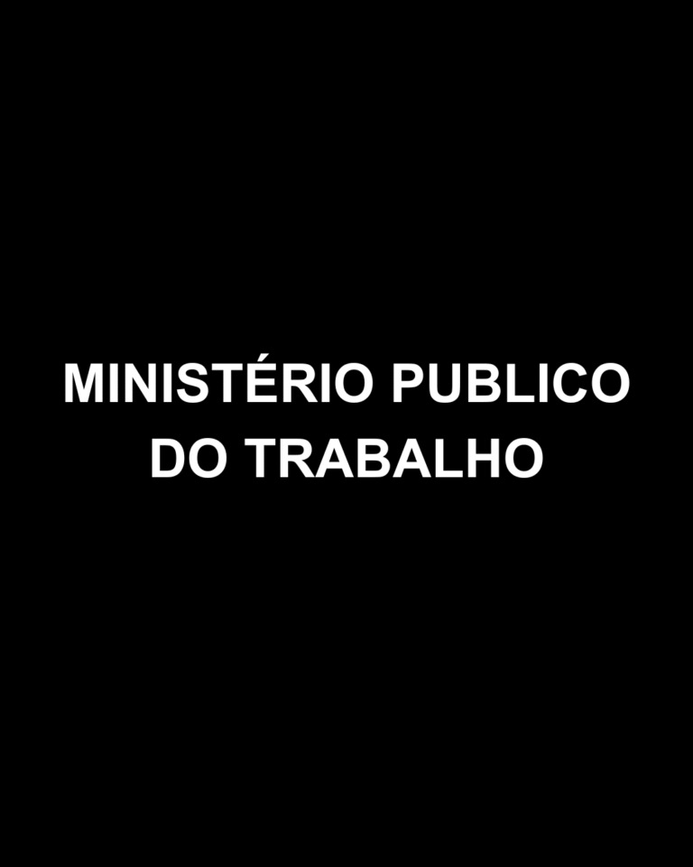 Ministério publico do trabalho edital
