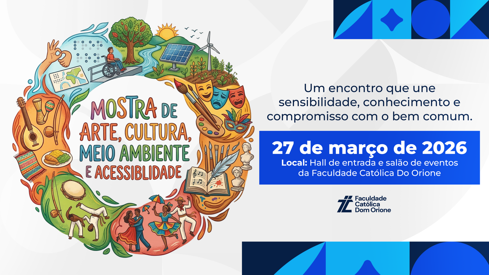 Mostra de arte cultura meio ambiente e acessibilidade 2026